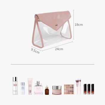Großhandel B2B Handtasche Tragbare Aufbewahrungs Kosmetiktasche transparent